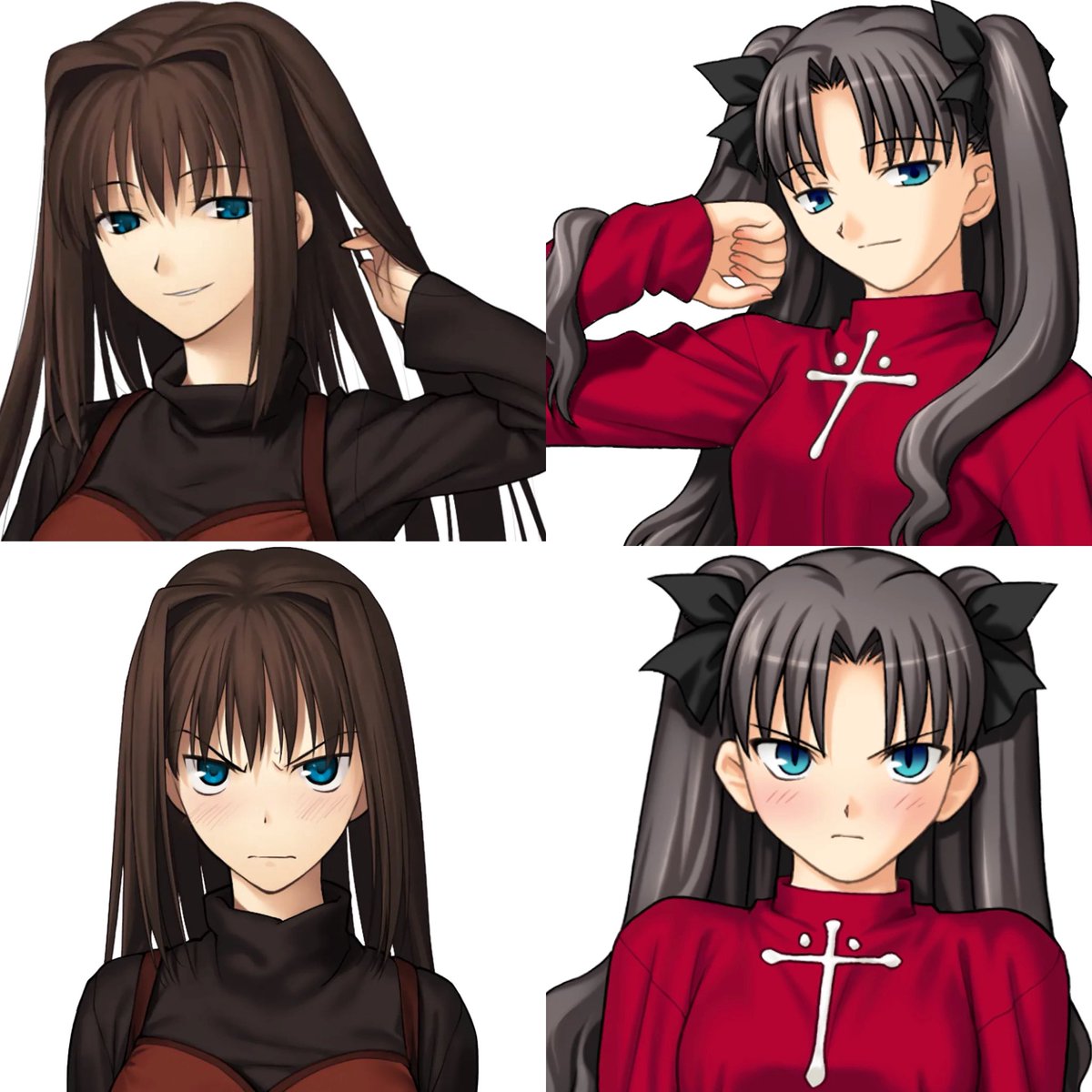 serasvictoria02's tweet photo. They have some of the best sprites in their respective vns https://t.co/wm0MZXNbvO