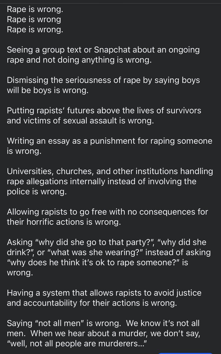 BJ_Farish's tweet photo. Rape is wrong. https://t.co/ZM3LlB80GQ