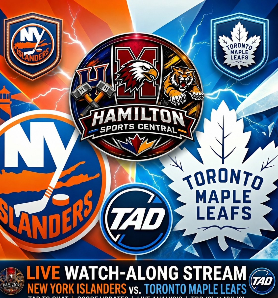 DashingLaneD's tweet photo. Prime Locked?  We've Got the Key:

 Leafs vs. Islanders Watch-Along with myself and @HSCentralYT on @AnalystDeskCA , where every day feels like game day. https://t.co/umLT3rl9hc