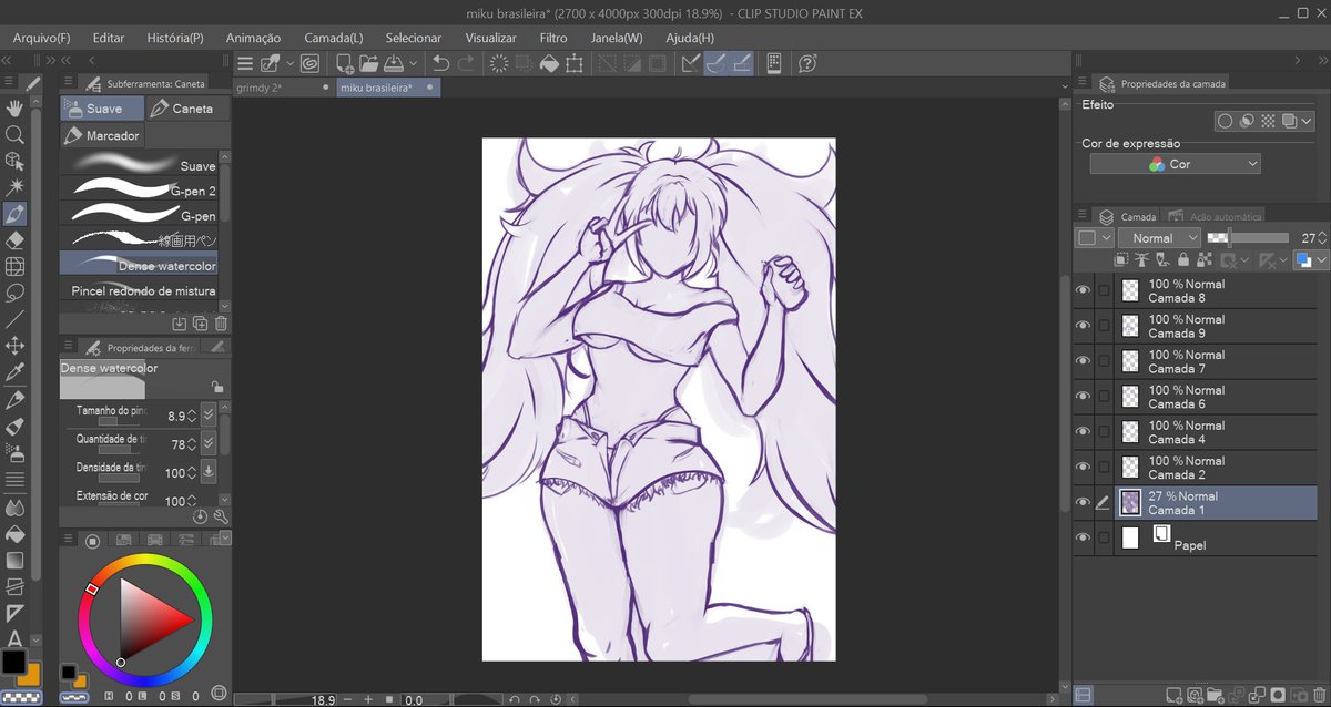 CebinRig's tweet photo. Achei o arquivo de quando tava rolando a trend da Miku brasileira 2 anos atras TwT eu ia fazer e desisti no meio do caminho akkakaka o esboço ta bem esquisito anatomicamente mas acho q daria pra salvar isso ai kakakak https://t.co/SSce1QL1By