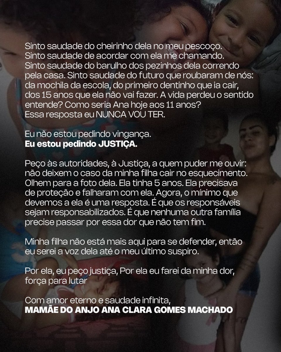 Revelandobr's tweet photo. Cinco anos após o assassinato da menina Ana Clara, o policial acusado ainda não foi julgado.

Por que Flávio Bolsonaro atuou na defesa do homem acusado de matar uma criança?

🔦 Assista ao Revelando: O Julgamento que Nunca Aconteceu.

#JustiçaPorAnaClara
https://t.co/gx8tWODOO7 https://t.co/OK9Z9JOdbn