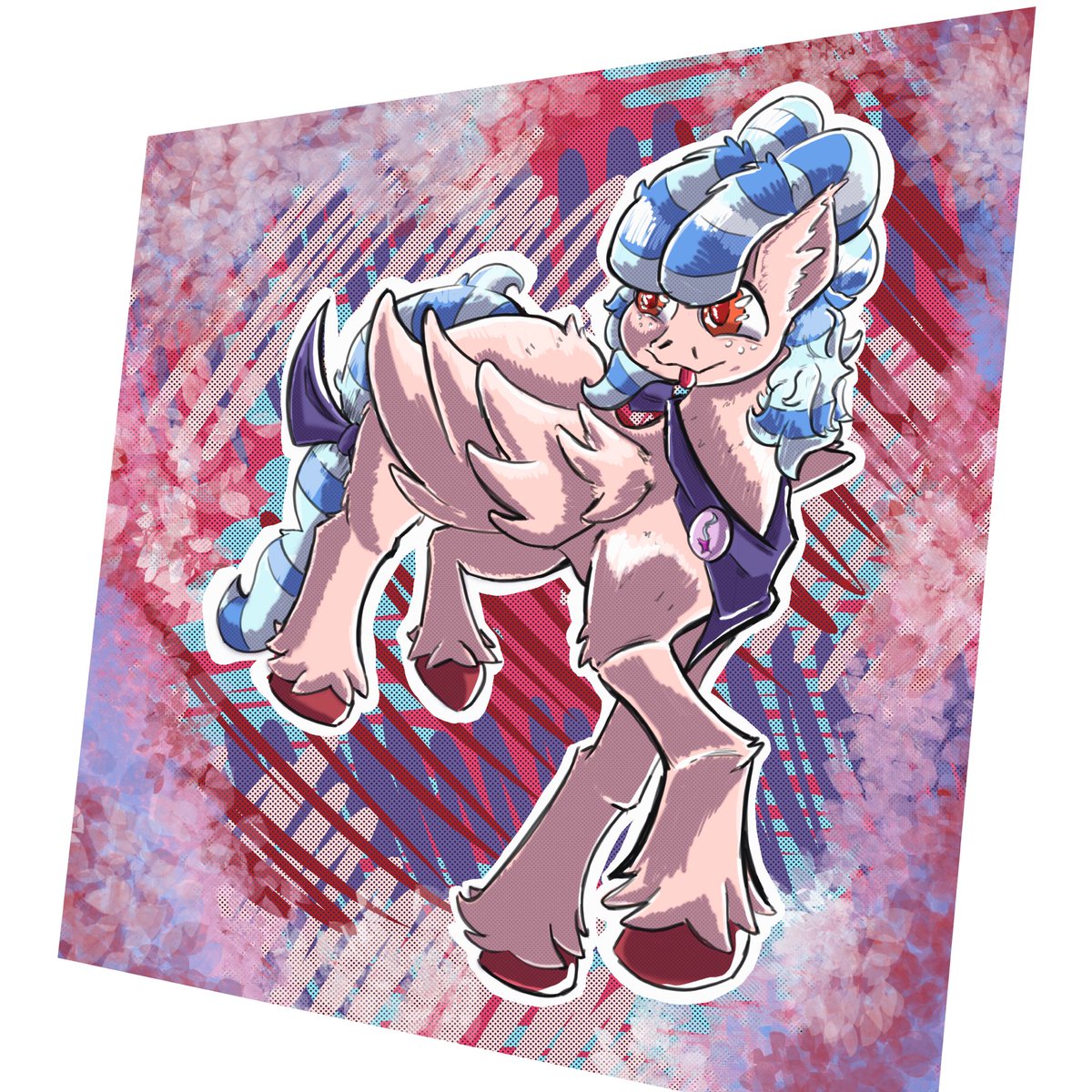 Mistabowsy's tweet photo. El amigo de un amigo de un amigo quiso que dibujar su llegua- digo pony

#mlp 
que conste no soy brony. https://t.co/svSZhY3vC6