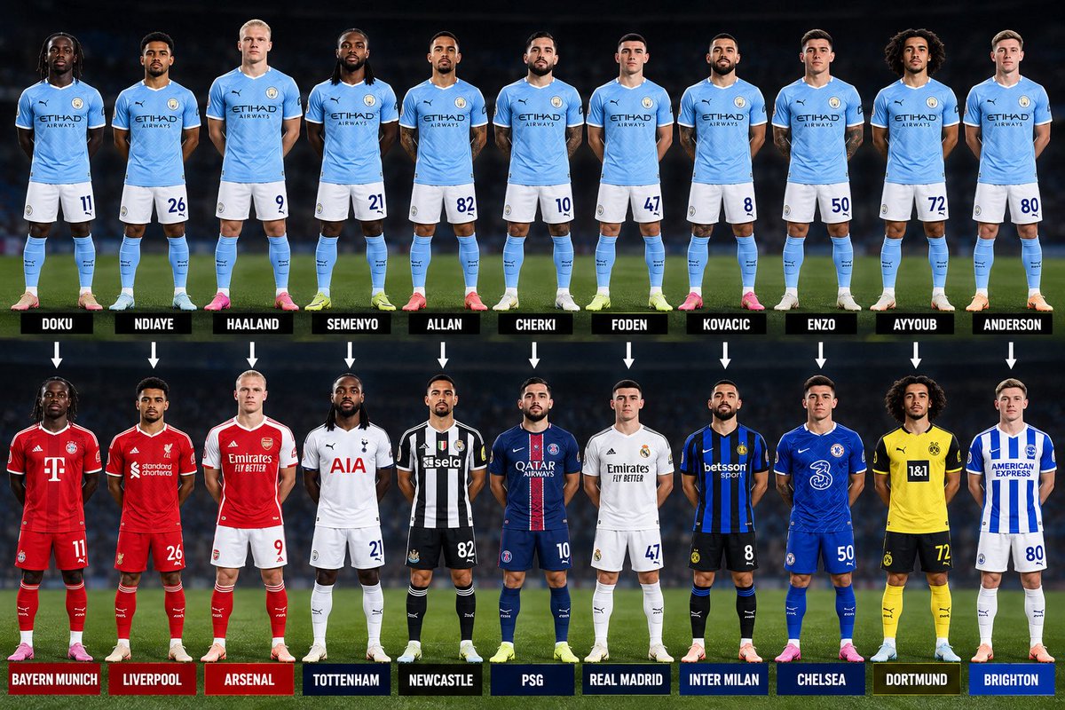 speedlne's tweet photo. IF Manchester City get relegated. https://t.co/0Zo2GLzqRK