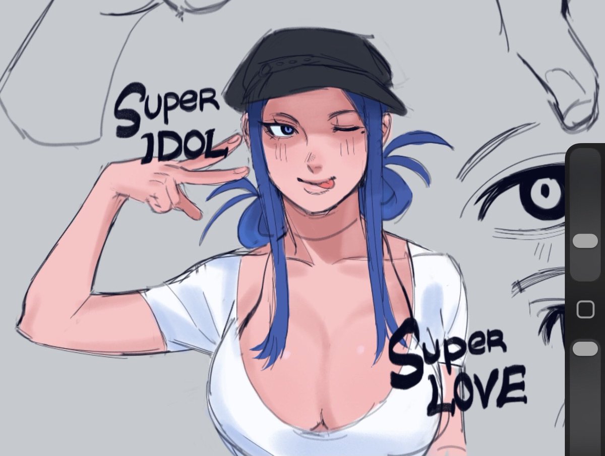 papirriika's tweet photo. Despite noticing the flaws I do go back and look at my old art alot, also wow random ayase sneak https://t.co/LuclKKqpsL