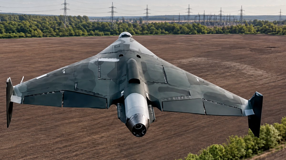 BlackSkyINFO's tweet photo. Russian forces have introduced a highly specialized drone payload engineered specifically to sever heavy steel infrastructure across Ukraine.

According to Ukrainian military technology expert Serhiy "Flash" Beskrestnov, Moscow has integrated a cumulative-cutting warhead (KRSN) onto a jet-powered strike drone for the first time. The munition’s architecture features a 40-kilogram primary warhead augmented by four secondary striking modules.

Unlike conventional area-effect or fragmentation payloads, this configuration is strictly designed to shear through structural steel. The technical specifications indicate a targeted tactical shift aimed at the precision degradation of Ukraine's critical logistics and energy networks, with the payload optimized to destroy high-voltage transmission pylons and bridge supports.

@mod_russia @DefenceU @GeneralStaffUA @CinC_AFU @KpsZSU
#Ukraine #Russia #war #drones #energy #infrastructure #security #technology