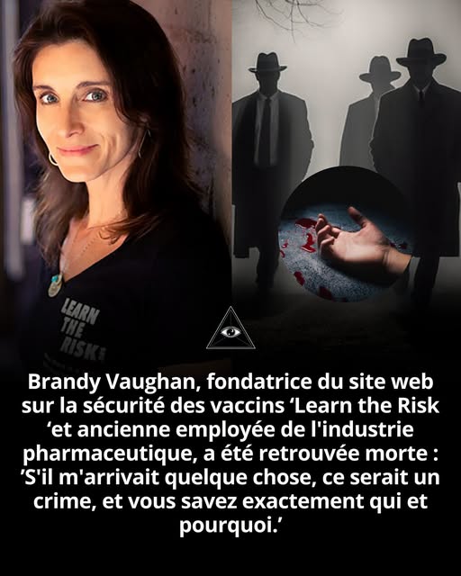HCottrant's tweet photo. Docteur Linda Harper : 

Avant d’être retrouvée morte par son fils de 9 ans, la lanceuse d’alerte Merck Brandy Vaughan savait que sa vie était en danger.  

Ses derniers mots glaçants furent : « Si quelque chose devait m’arriver, ce serait un acte criminel et vous savez exactement qui et pourquoi. »

https://t.co/7vZOWc4VK0