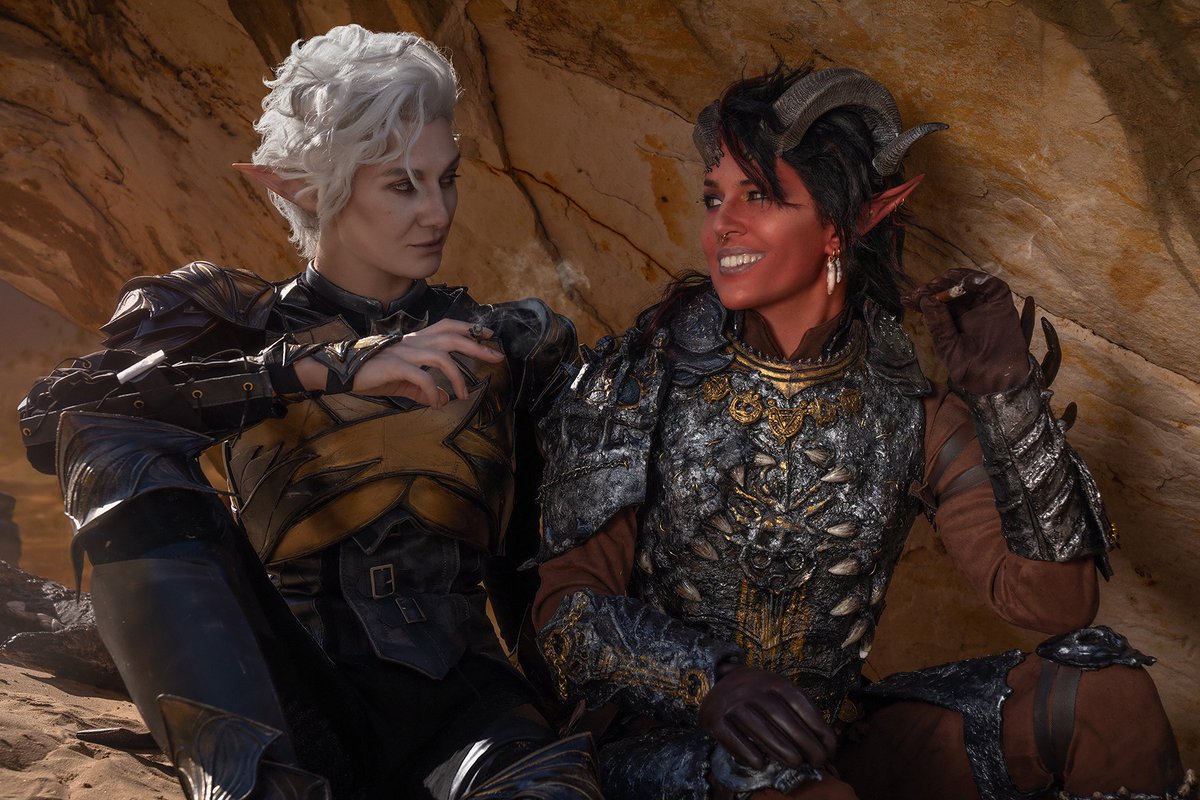 MilliganVick's tweet photo. Partners in crime

Baldur's Gate 3 cosplay by
@RebelElysian as Karlach 🪓
asyawrites as Astarion 🩸
photo by @MilliganVick 

thank you, @larianstudios
for such an inspiring game!❤️ https://t.co/BguHj4PwDn