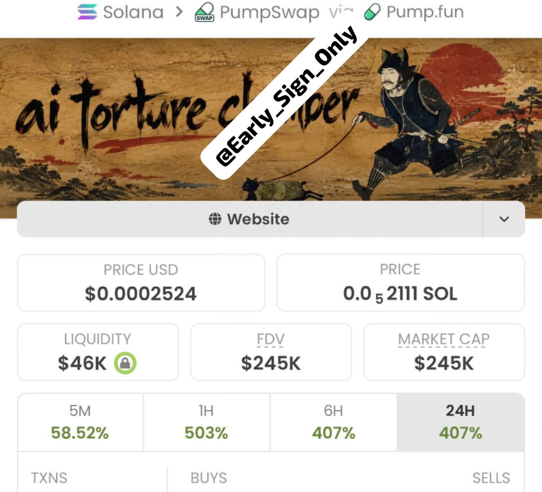 Early_Sign_Only's tweet photo. 🚀 $TERRAFYING dropped earlier at just $1.3K mcap in my group — now around $245K! 📈🔥
From the early highlight to this level, the move has been massive. 💯
More setups are being tracked and shared with the community. 👀🚀
👉 Hit Follow + join my TG group & Discord for more setups and market updates.

#CryptoTrading #Memecoin

CA:
"FUuH1aufXBQQwUJGQPErV9Pa7d1dvv4iuRhrf1A3fvR3"