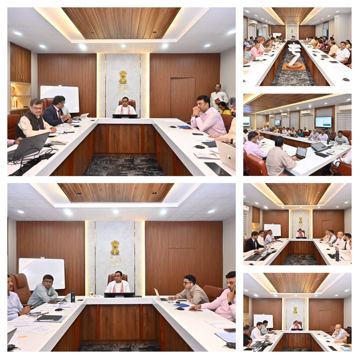 jayanta_malla's tweet photo. Chaired a series of important meetings today focusing on key areas of the state’s financial administration:

✅ Review meeting of the 2nd High-Level Committee
✅ Meeting on Green Cess
✅ Meeting with Axis Bank and officials of the concerned departments
✅ Meeting on GST related matters

The deliberations focused on strengthening the state’s financial management and will help enhance financial efficiency while contributing to the effective implementation of various public welfare schemes.

📍 Janata Bhawan, Dispur