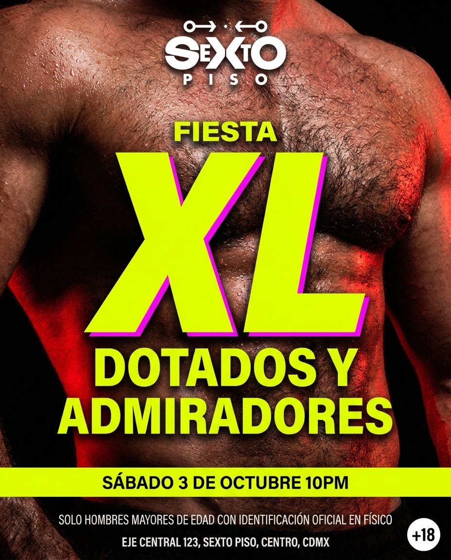 Sextopiso_mx's tweet photo. ¡Buscamos a los verdaderos XL Dotados para nuestra fiesta de este sábado por la noche! 🍆👀
🥵 ¿De verdad tienes una gran herramienta? 
📸 Demuéstralo respondiendo este post con tu foto.
Elegiremos a quienes más nos impresionen para enviarles una invitación especial. 💌🔥 https://t.co/q5mZg2AQ87