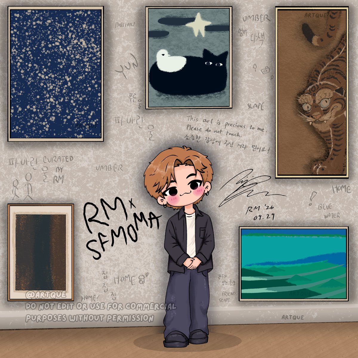 Artque94's tweet photo. We're very proud of you Joon 💜

RM x SFMOMA : Between You &amp; me exhibition ✨️

#namjoon https://t.co/bqpAaimKvs