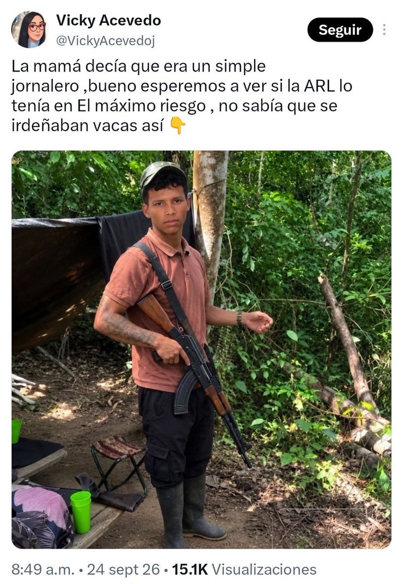 Urisisbenizadi's tweet photo. El 1/2 Jeta abelardista más conocido como “Muerde cables” @VincenthRamos publicó 𝗶𝗺𝗮𝗴𝗲𝗻𝗲𝘀 𝗳𝗮𝗹𝘀𝗮𝘀 del joven que resultó muerto por falso positivo en operativo contra los 'Pachenca', en el gobierno De La Espriella: @DefensoriaCol pidió investigar el caso. #LaMafiaMilagro #AbelardismoCriminal