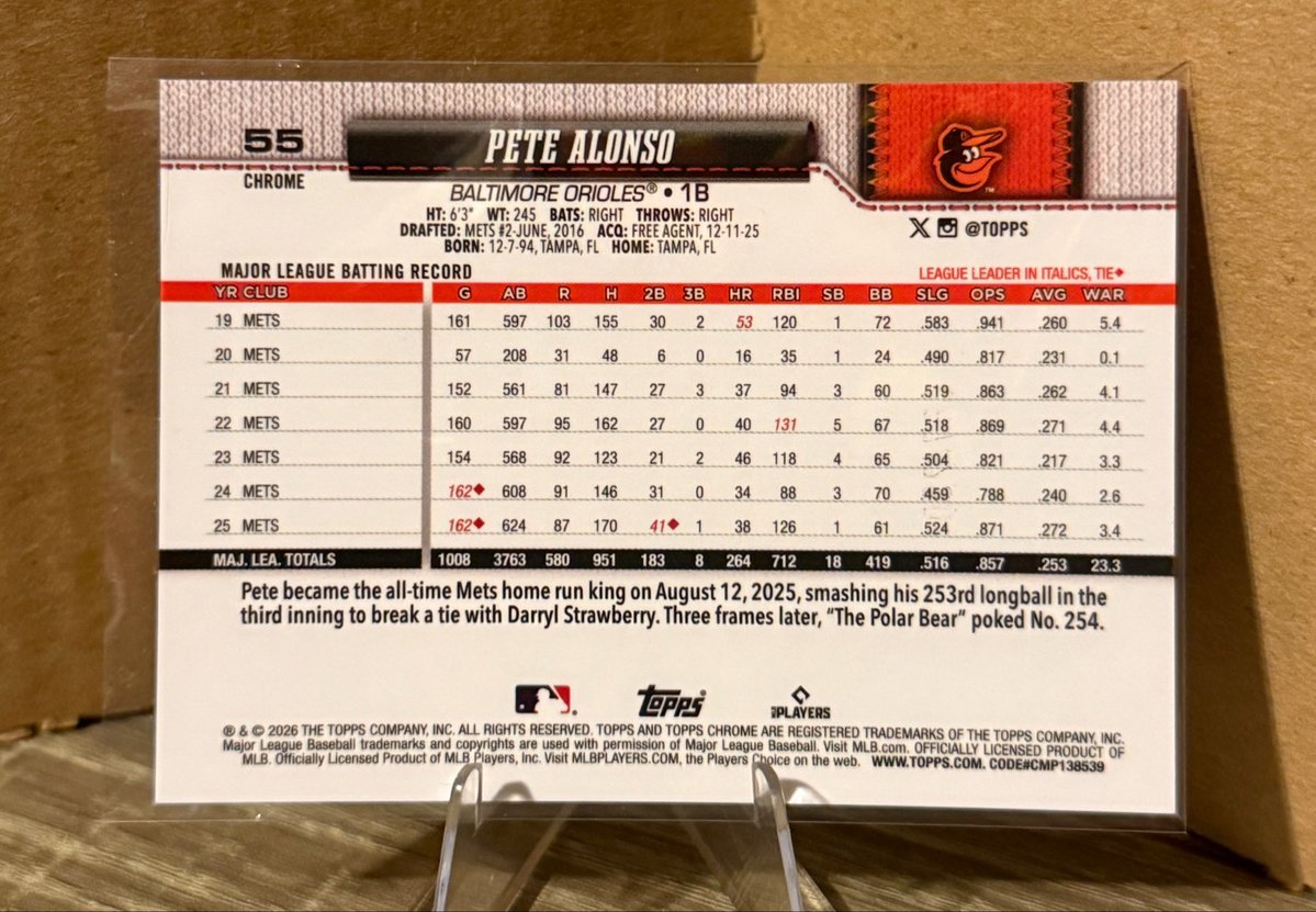 thehobbyhunt's tweet photo. @84baseballcards @HobbyRetweet_ @sports_sell @EnjoyTheHobbyRT @N0B0DYF4M0U5 ❄️🐻
Logofractor /250 
$5 PWE https://t.co/hpwmnaFKvD