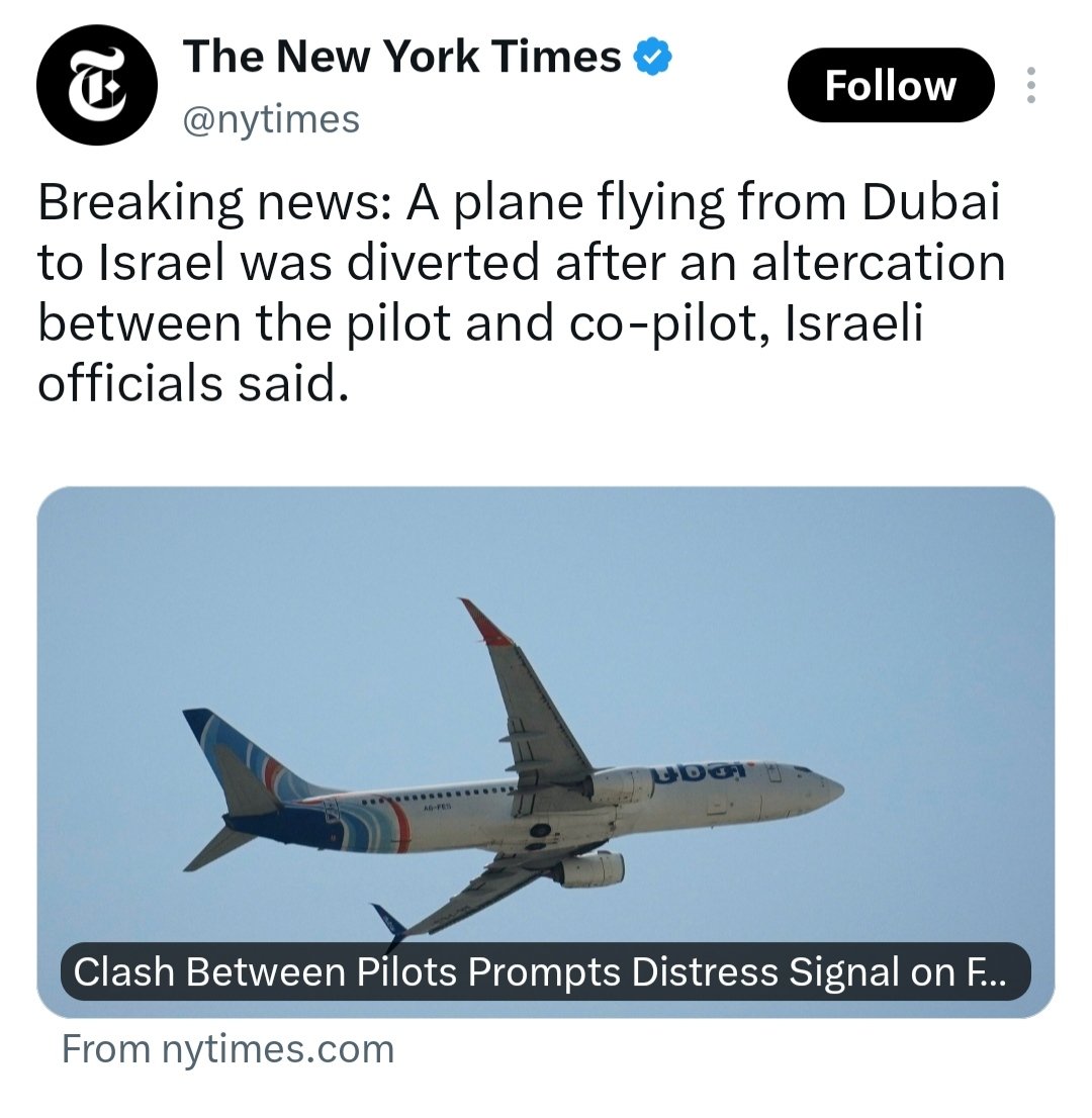 SureshNakhua's tweet photo. A stabbing becomes an “altercation.”

A cockpit struggle becomes a “brawl.”

A diverted international flight becomes a “fight.”

Fighter jets scrambling becomes a “distress signal.”

The incident may be the same.

The media vocabulary changes dramatically when Israel is involved.

Coincidence? 
You decide.

#ExposingMedia