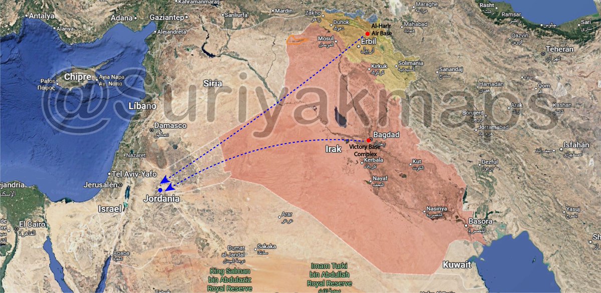 Suriyakmaps's tweet photo. The withdrawal of the last military equipment from Baghdad and the final troops from Harir Airbase to Jordan brings to an end 23 years of US presence on Iraqi soil. 🇮🇶🇺🇸
Iraqi Council of Ministers has declared an official public holiday across all state institutions from Wednesday, September 30, through Saturday, October 3, in celebration of the Republic of Iraq's Sovereignty Days following the withdrawal of US & the remaining European forces from Iraq territory.