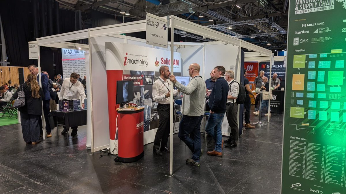 SolidCAMUK's tweet photo. As we come to a close on Day 1 of the @MSC_Event, @SolidCAMUK are reflecting on what a successful day we have had, meeting customers new and old. We're now getting geared up for another eventful day Tomorrow.

🔗 Register: https://t.co/M5DRKKZafl

#SMSC2026 #cncmachining https://t.co/2SdKB2u9OC