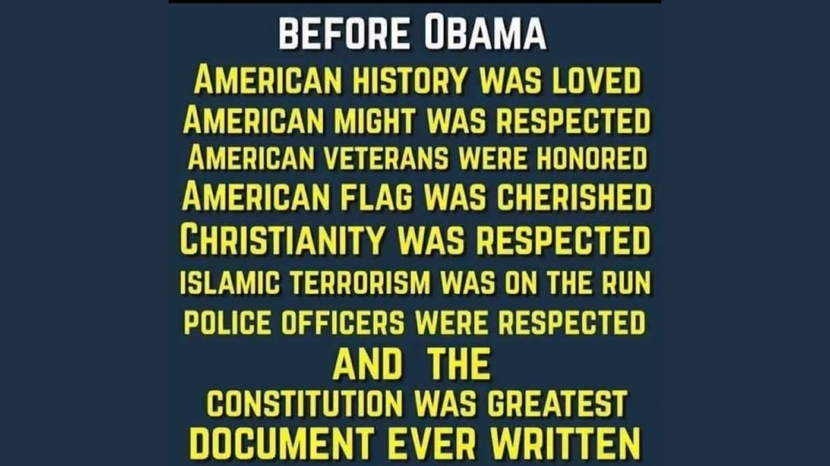 MScout197258638's tweet photo. @townhallcom Barack Obama: "I don't understand how we got so toxic and just so divided and so bitter." ... that's a joke, right? https://t.co/wx2V0SmkZw