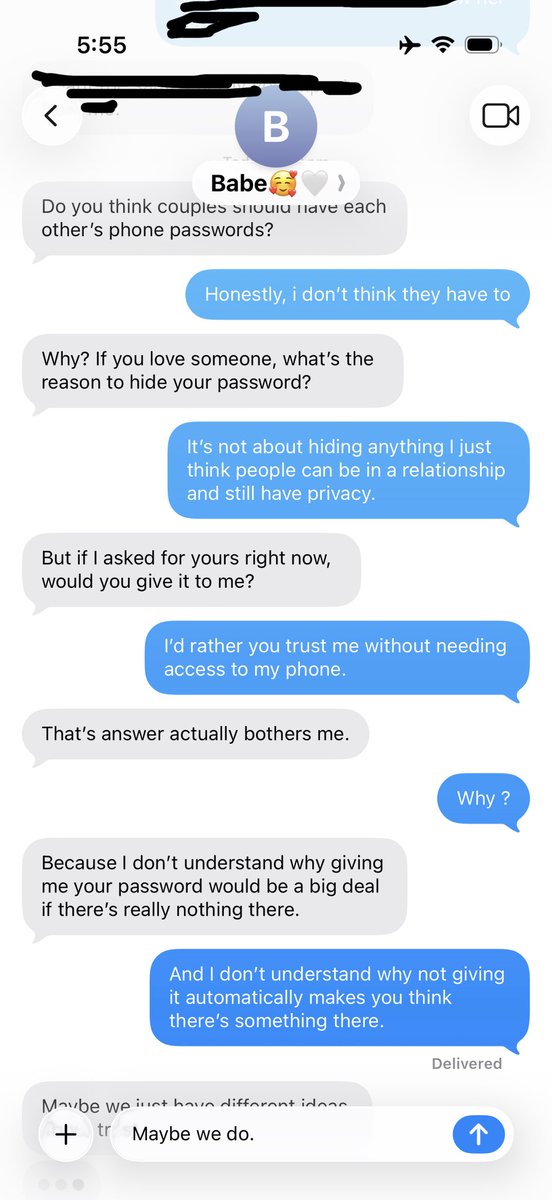 15x0xx's tweet photo. “Give me your password if you have nothing to hide” is honestly one of the dumbest relationship arguments. A man can love you, be loyal to you, and still not want you going through his phone. Privacy isn’t cheating🤷‍♀️ https://t.co/aiK9c0t9B4