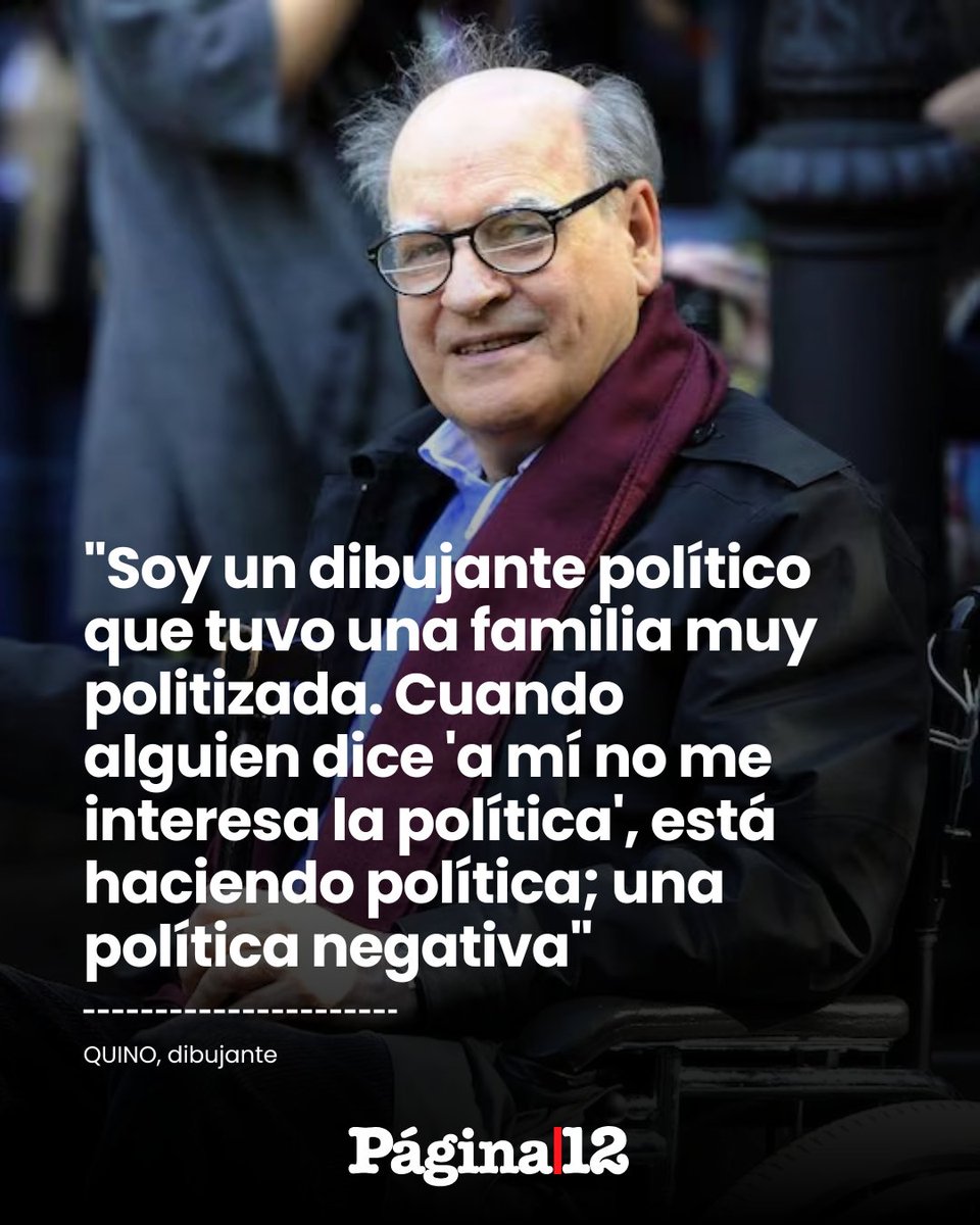 pagina12's tweet photo. Quino fue uno de los más grandes dibujantes argentinos. Su carrera en el humor gráfico cambió para siempre con la creación de Mafalda, en 1964.
https://t.co/WG7YMMOHje https://t.co/gAlcdOpQcO