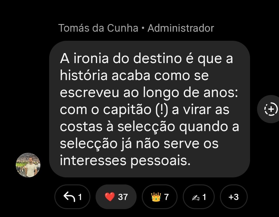 DiogoGTB's tweet photo. Como sempre, o @tomasrdacunha não falha uma https://t.co/xrtYbHwDez