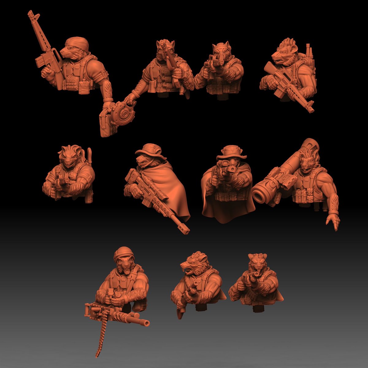 Anvil_Industry's tweet photo. its #WIPWednesday and time for another squeak peek at more of Staffer Adam's latest jungle rats project !

#anvilindustries #tabletopgaming #miniatures #28mm #wargaming #resin #bits #bitz #conversions #bitsbash #kitbash https://t.co/wykrw70dBL