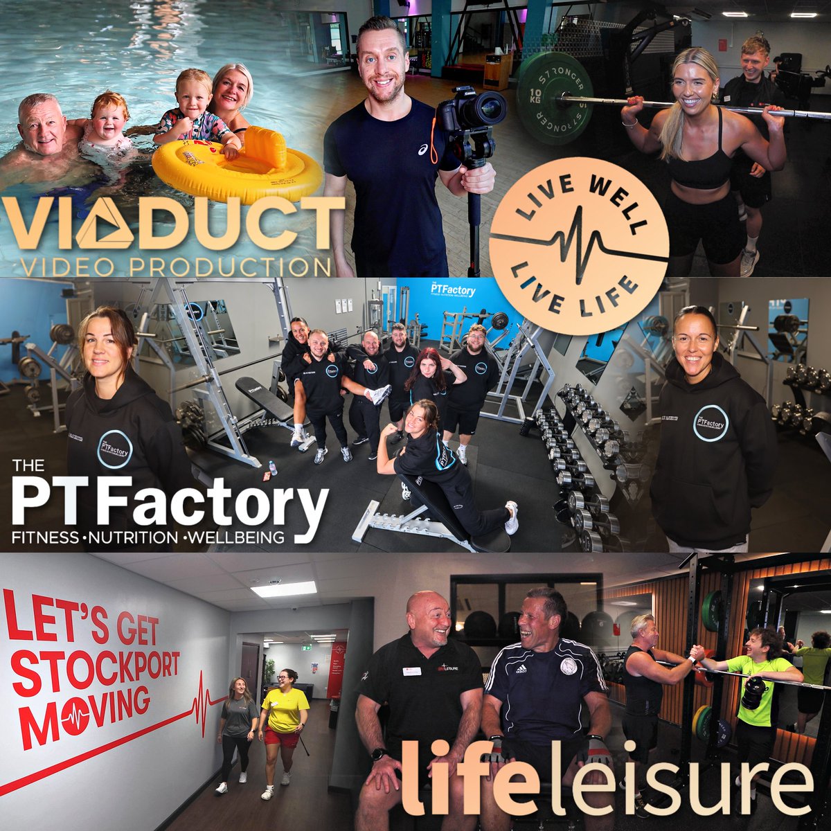 ViaductVideo's tweet photo. Wednesday working out in Denton &amp; Stockport. Morning PT profile pics with The PT Factory Manchester. Afternoon bulking up the video library for @lifeleisureUK #lovewhatyoudo #gym #fitness #PT #stockport #romileyvillage #romiley #community #leisure #healthylifestyle #healthyhabits https://t.co/fQS8kO2ImM