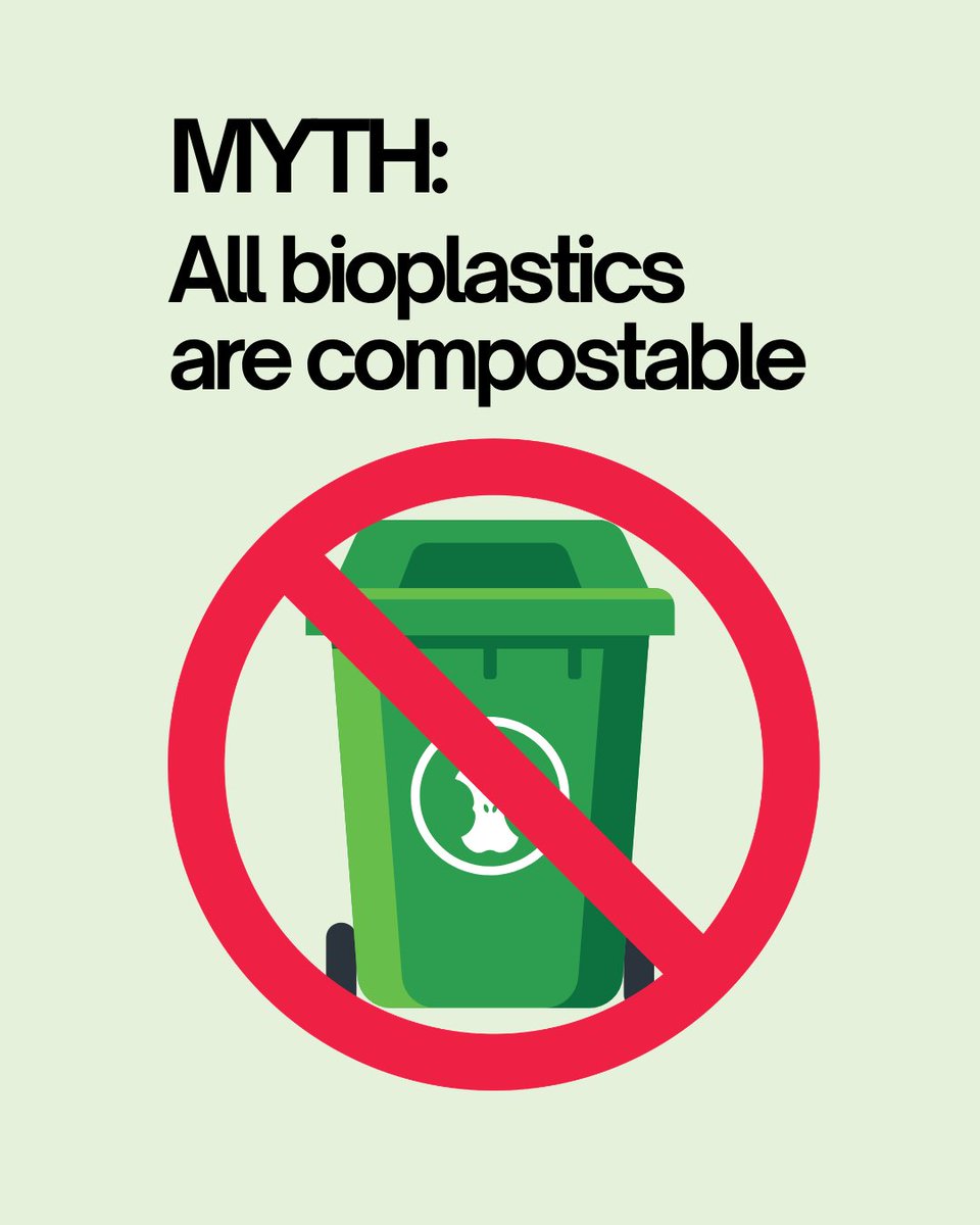 PLASTICS_US's tweet photo. 🌱 Not all bioplastics are compostable.

Some biobased plastics, like bio-PP and bio-PE, are chemically identical to conventional plastics and can be recycled in existing recycling streams where accepted. ♻️

Biobased = where it comes from.
Recyclable or compostable = how it's managed at end of life.

#BioplasticsWeek #Recycling #Bioplastics