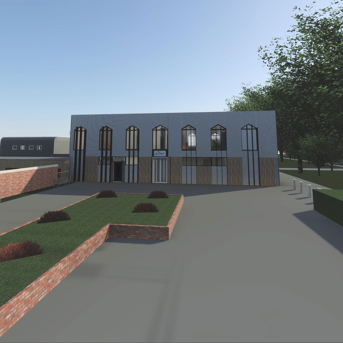 MEB_Design's tweet photo. #mosque #placeofworship #communitycentre #religious #communities #architecture https://t.co/9nD57jCepv