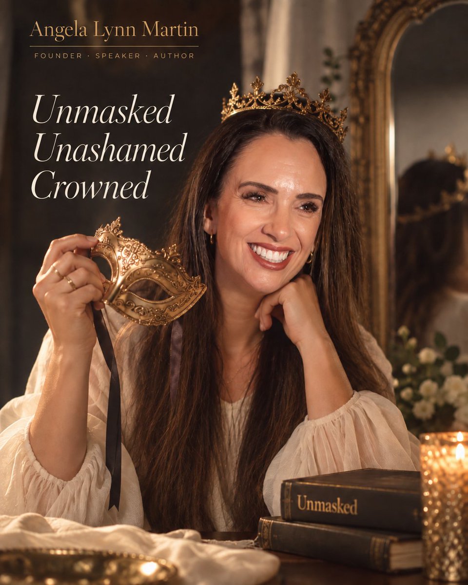 AngelaLMartin's tweet photo. A mask will keep you surviving, but only your crown will allow you to lead.

Healing requires both practical tools and deep spiritual insight.

Real legacy starts when you stop performing and start operating in your authentic authority.

#UnmaskedWithAngela https://t.co/iZQ5j1kW0B