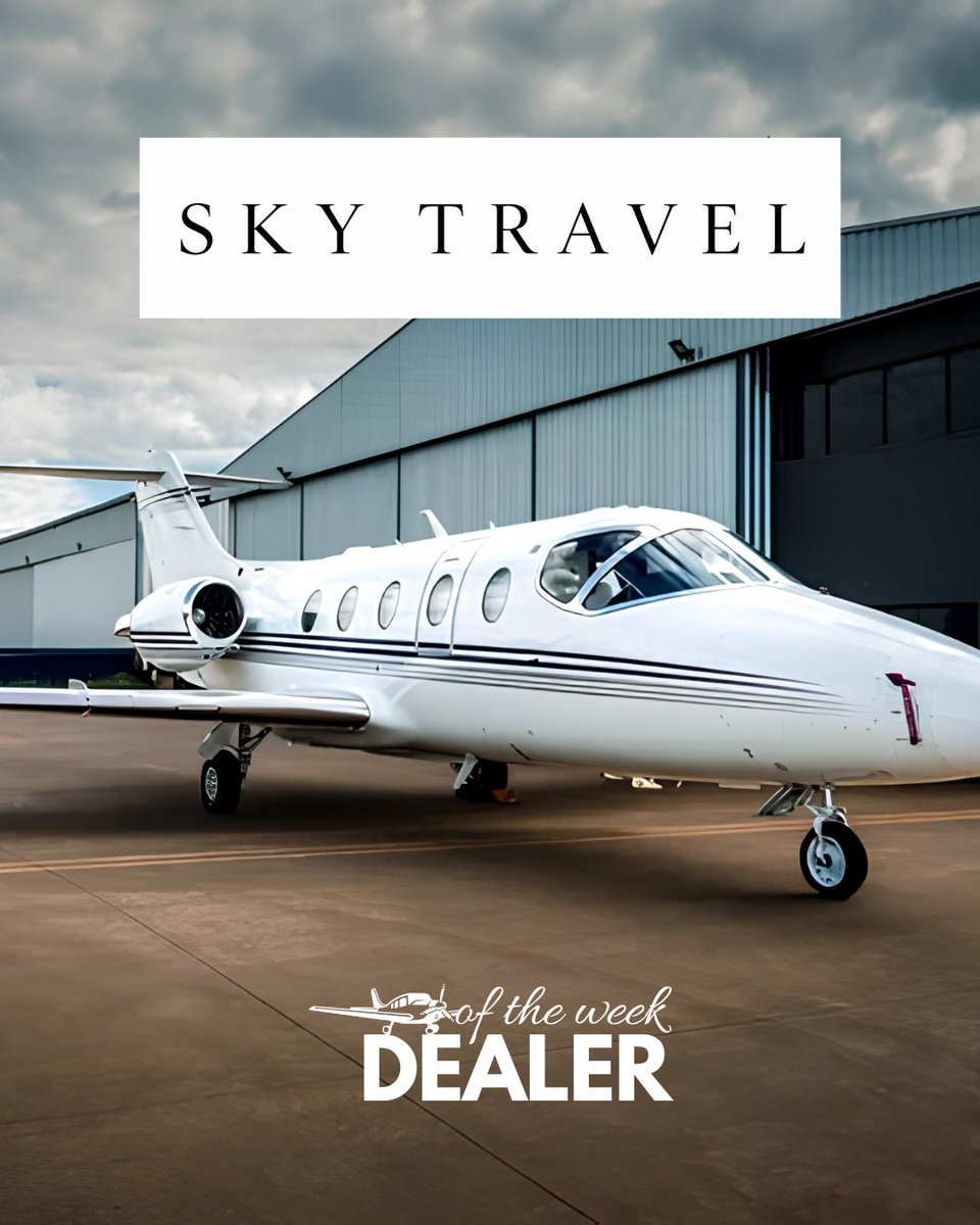 Controller's tweet photo. Dealer of the Week: Sky Travel 

Get to know Sky Travel, a trusted name in the aviation industry. Explore their aircraft listings on Controller and learn more about what they have to offer.

https://t.co/0dYGAlrmpe

#Controller #DealerOfTheWeek #SkyTravel https://t.co/IfGqfYIS9Q