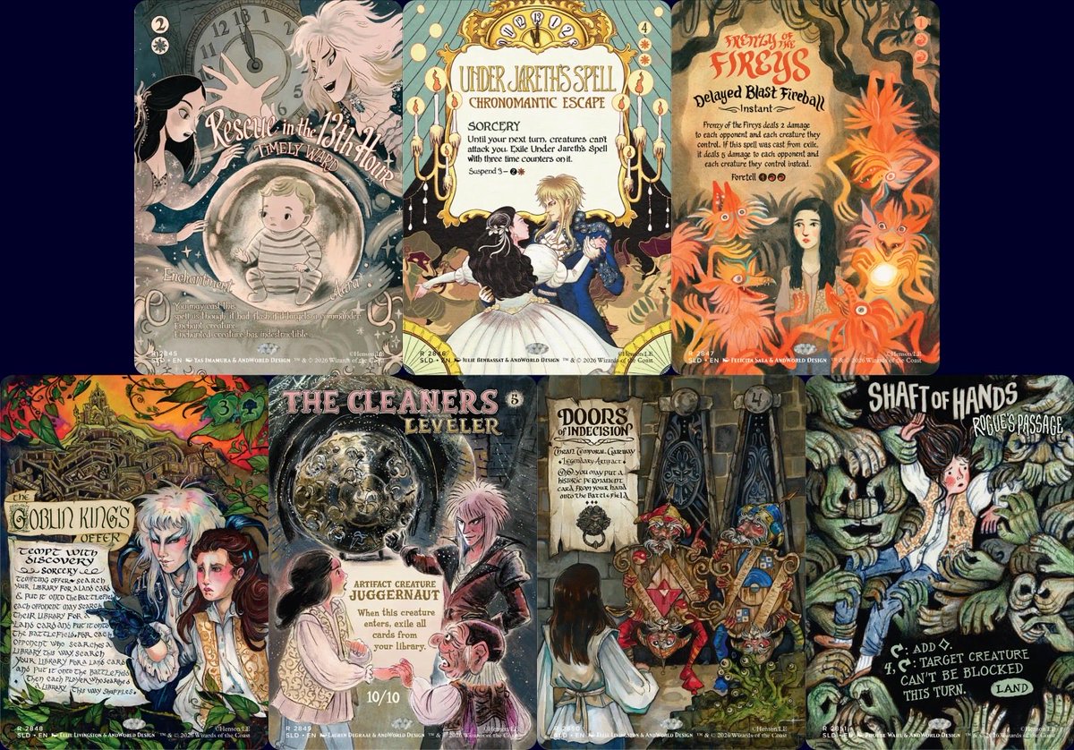 HoteiGames's tweet photo. ¡Nuevos Secret Lair anunciados! ⛩️

• Secret Lair x Jim Henson’s Labyrinth: Through the Labyrinth. https://t.co/ptv5tdJA85