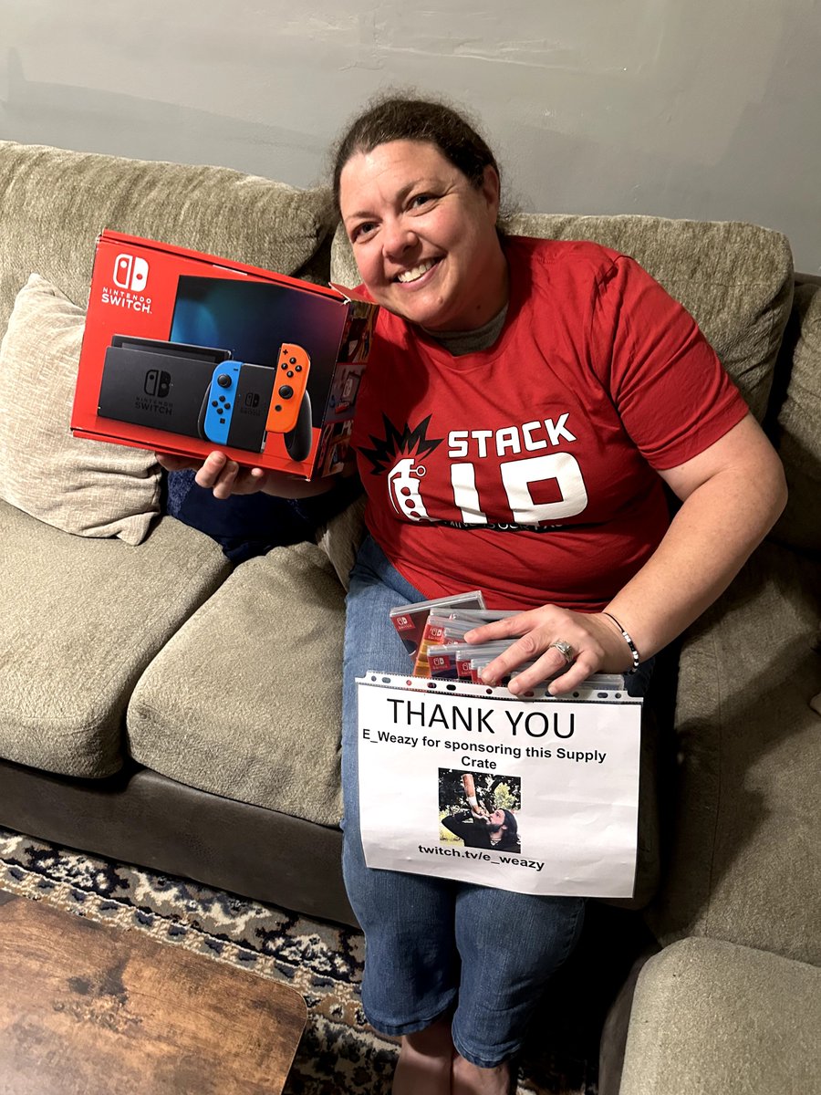 StackUpDotOrg's tweet photo. Army Veteran Rachel reached out about receiving a Supply Crate because she wanted to bond through video games with her youngest son, as she did with her older son. 

"I’m requesting a supply crate because I have a 5-year-old child and a 19-year-old child. We have been bonding over older Nintendo systems and when I was active duty, my oldest had a Nintendo Wii and it was our special thing that I did with him when I had time. Now that I have a younger son, I want to use games to bond together as his brother and I did. His gaming system of choice was a Nintendo, but I do not have the financial ability to buy the new one. I am now a special education teacher, I have found that games bridge generational and educational gaps unlike anything else. I was a medic in the army and I continue to serve as an educator. I think that becoming more technologically savvy will help me be better as a whole. My sons love all types of gaming, and I love them. If I’m unable to get a Nintendo, we will continue to make do, but it will help me be the mom I wasn’t able to be when I was in the army."

Thanks to @EWeazy1 for supporting this Supply Crate through fundraising with Stack Up!
https://t.co/RwQqj2fySw