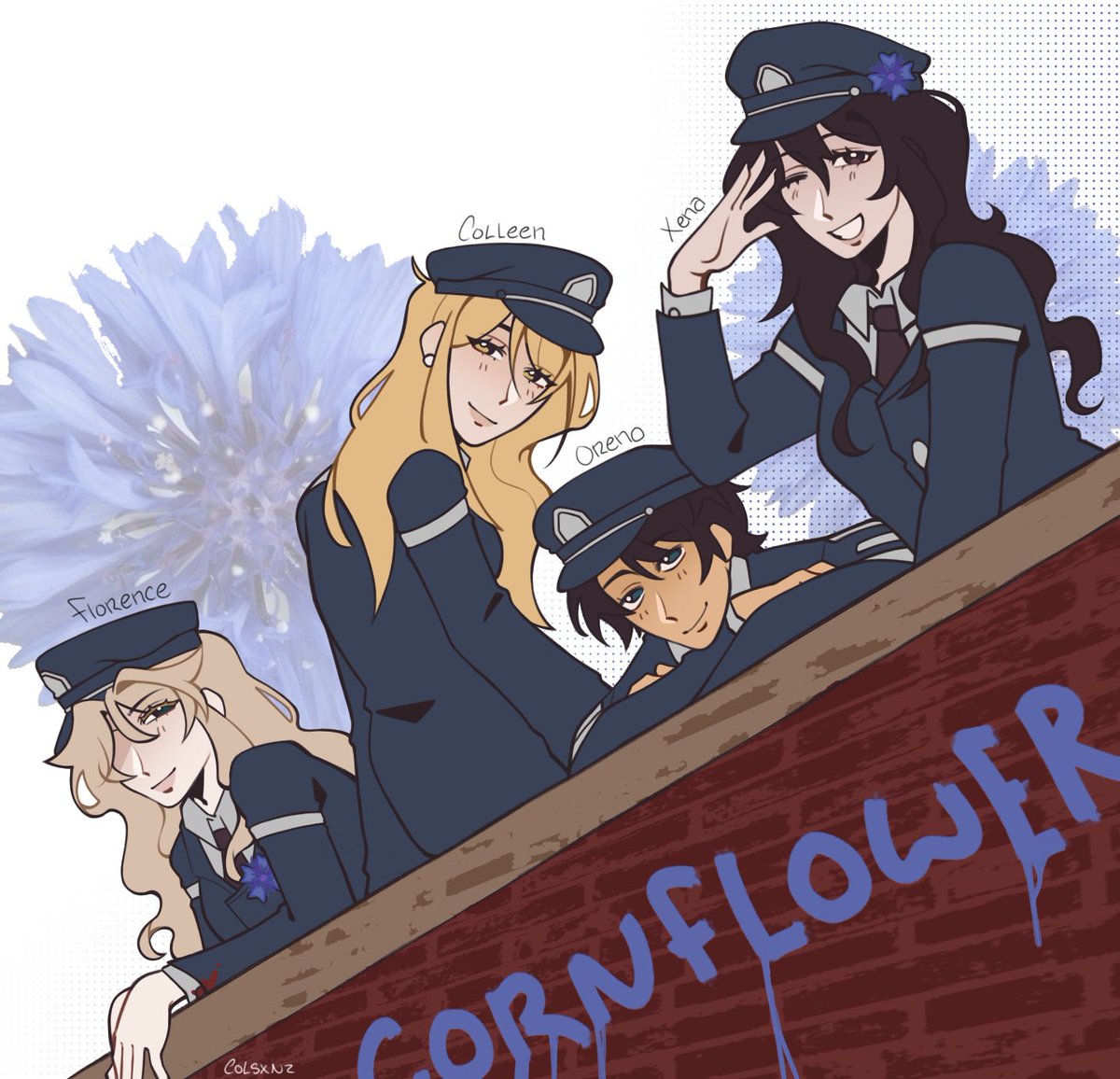 colsxnz's tweet photo. my cutesy little surface tension police squad https://t.co/QkLAMFD4Zg