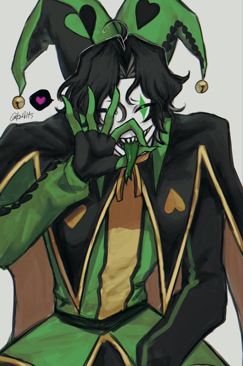 kalbits's tweet photo. 💚 #Harlequin https://t.co/Uh5AksTsRf