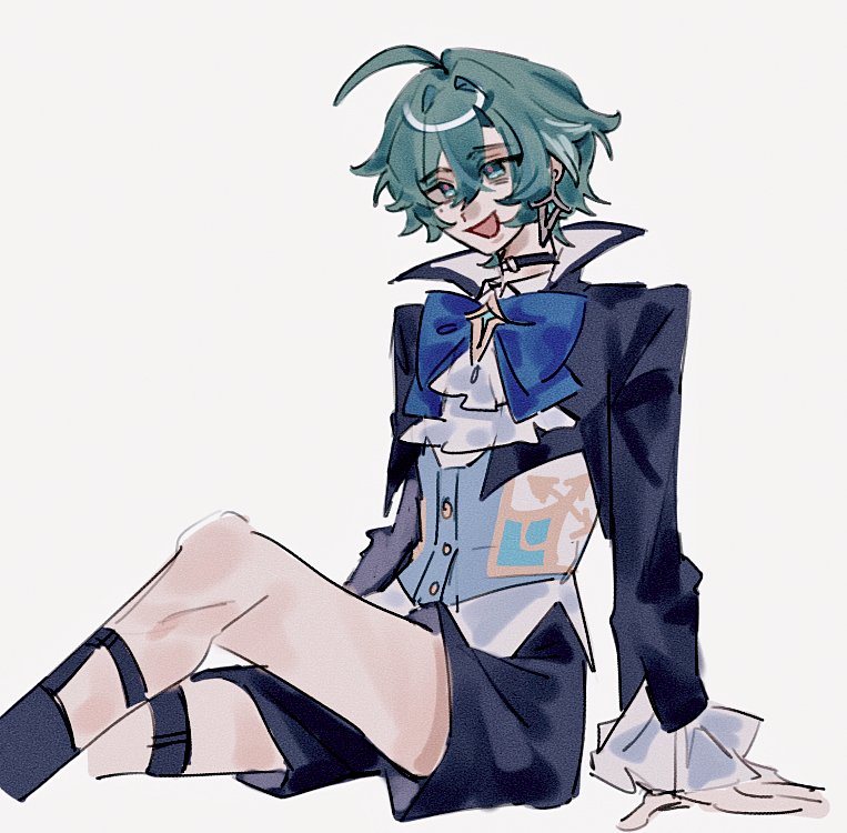 St3amedBun's tweet photo. Quick sketch so I lowk didn't realize how non lohen this lohen looked https://t.co/cT5QZUoMuw