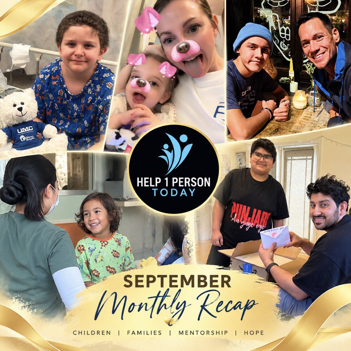 Help1Person2day's tweet photo. ๐๏ธ Childhood Cancer Awareness Month
๐ฅ 3 hospital visits
๐ 11 families supported
๐จ 6 kids visited
๐ 9 cards/packages sent
๐ 6 new volunteers
๐ค 2 partnership meetings
The month ends. The support doesnโt.
#ChildhoodCancerAwareness #GoGold #ChildhoodCancer https://t.co/5kohXt31u5