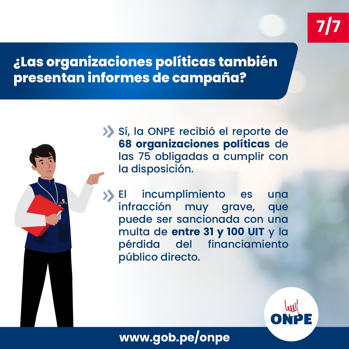 ONPE_oficial's tweet photo. @Agencia_Andina @DiarioElPeruano @noticias_tvperu @RadioNacionalFM @elcomercio_peru @RPPNoticias 🤔 ¿Cuántos de ellos cumplieron con la entrega? Aquí te lo contamos.
Conoce más detalles aquí ➡️ https://t.co/RYsnZX1OBU
#ERM2026 #CLARIDAD #CuentasClaras
3/3 https://t.co/vQ9nqHDZnG