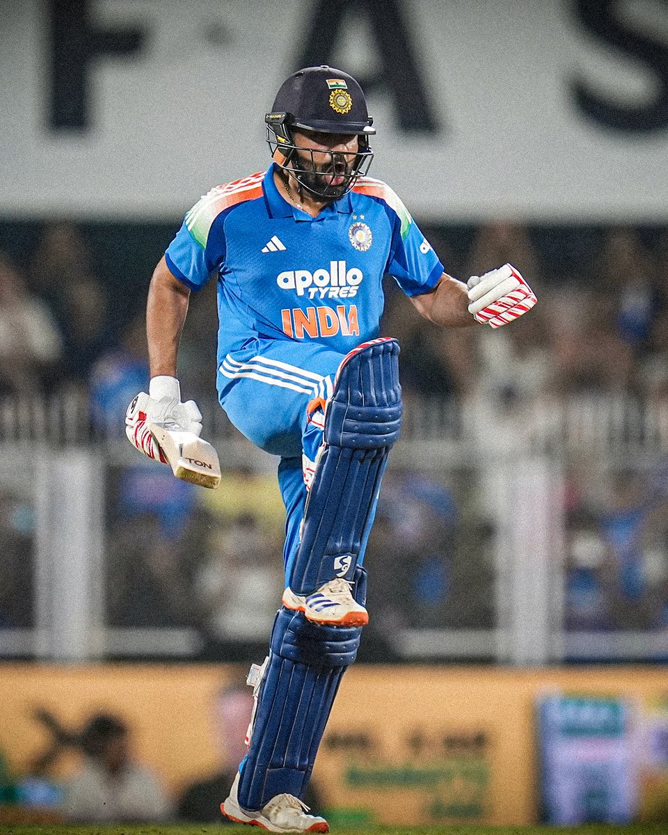 cricinfo's tweet photo. “I’ll keep that celebration for myself” 👀

What do you think Rohit Sharma’s celebration meant? 😅 https://t.co/la25BxZKxh