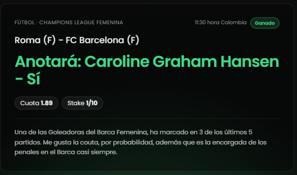 TipsterMedallo's tweet photo. VAMOSSSSS 18 minutos necesitamos para ganar el FREEPICK, que locura 🔥🔥🔥🔥🔥🔥

Caroline Graham Anotará ✅✅✅

Empezamos con pie derecho el día.

#Apuestas #Freepicks #Parleys #Futbol https://t.co/nhZ1lWydHR