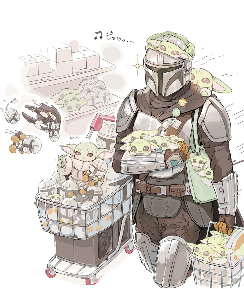 olive00707's tweet photo. #今月描いた絵を晒そう
9月も引き続きマンダロリアン描いてた…！！ https://t.co/O1FMqFNZcJ