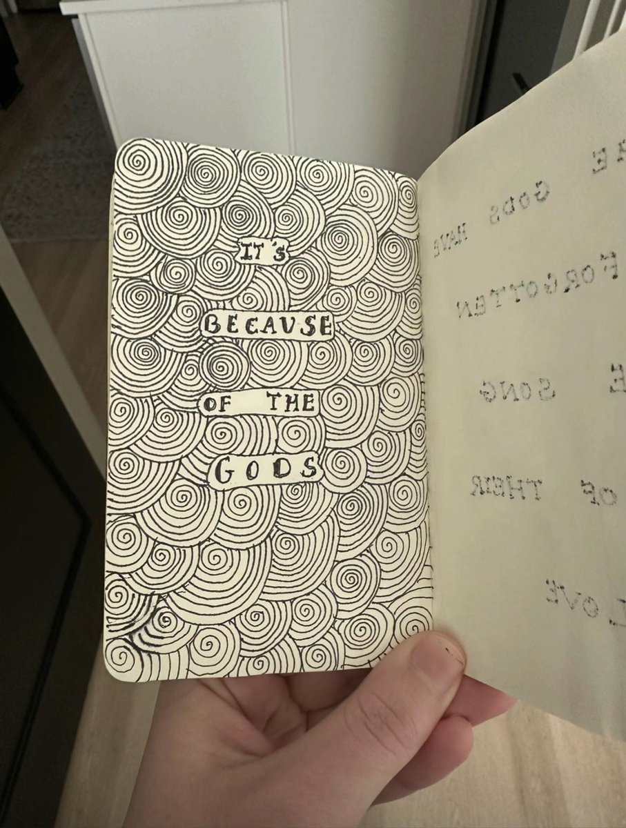 saraminfitz's tweet photo. used my tiktok reach for good and we have one (two?) page of jack wolfes orpheus notebook 

of course jack made every page pretty https://t.co/3IJhczO7A3