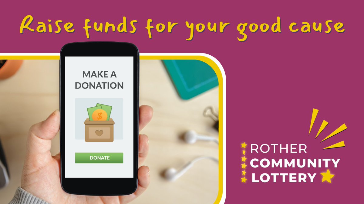 RotherDC's tweet photo. Local people want to support #GoodCauses.
#RotherCommunityLottery helps organisations, like yours, turn that support into regular #funding.
Sign up your cause today: https://t.co/lTyD31pya7
#Rother #Fundraising https://t.co/ojVG46hqgc