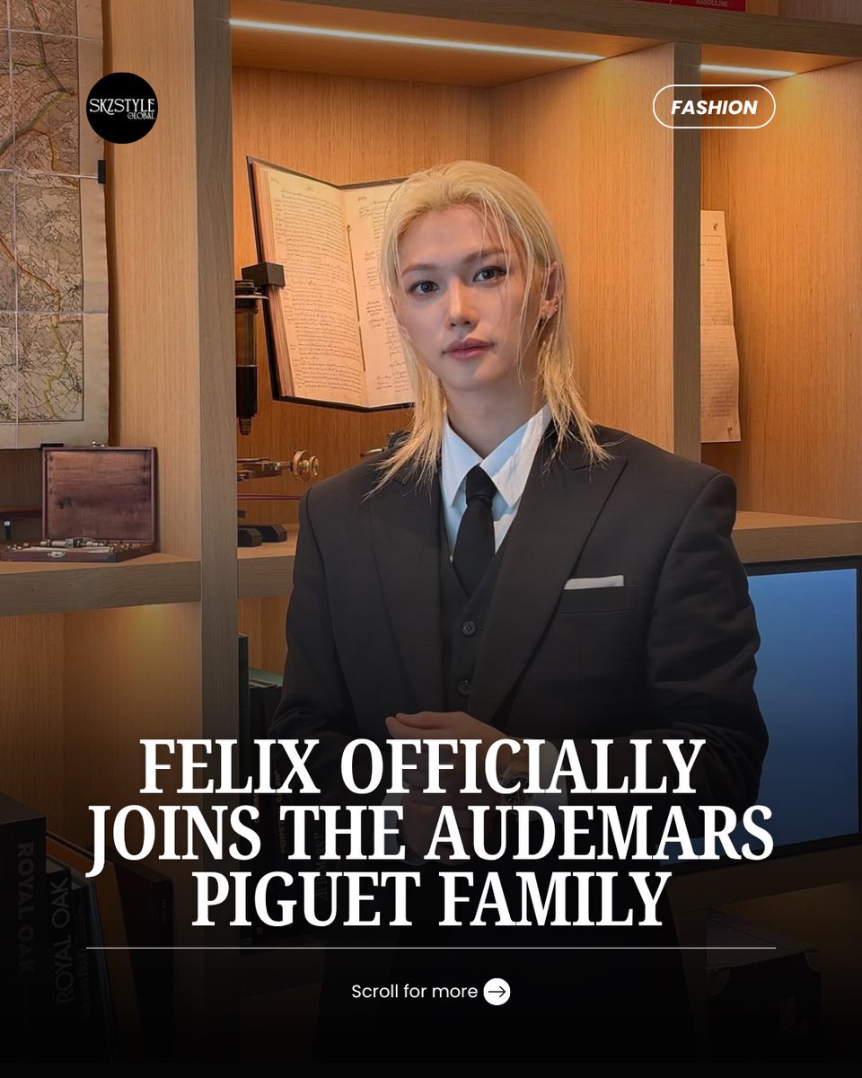 skzstyle_it's tweet photo. Felix has officially joined the Audemars Piguet family!
During his stay in Switzerland, Felix got the opportunity to visit the brand’s HQ and the House of Wonders, AP’s museum-atelier

Read more: https://t.co/L6R0BLhrMz

#FELIXxAUDEMARSPIGUET #felix #audemarspiguet https://t.co/NAnd8KaVvs
