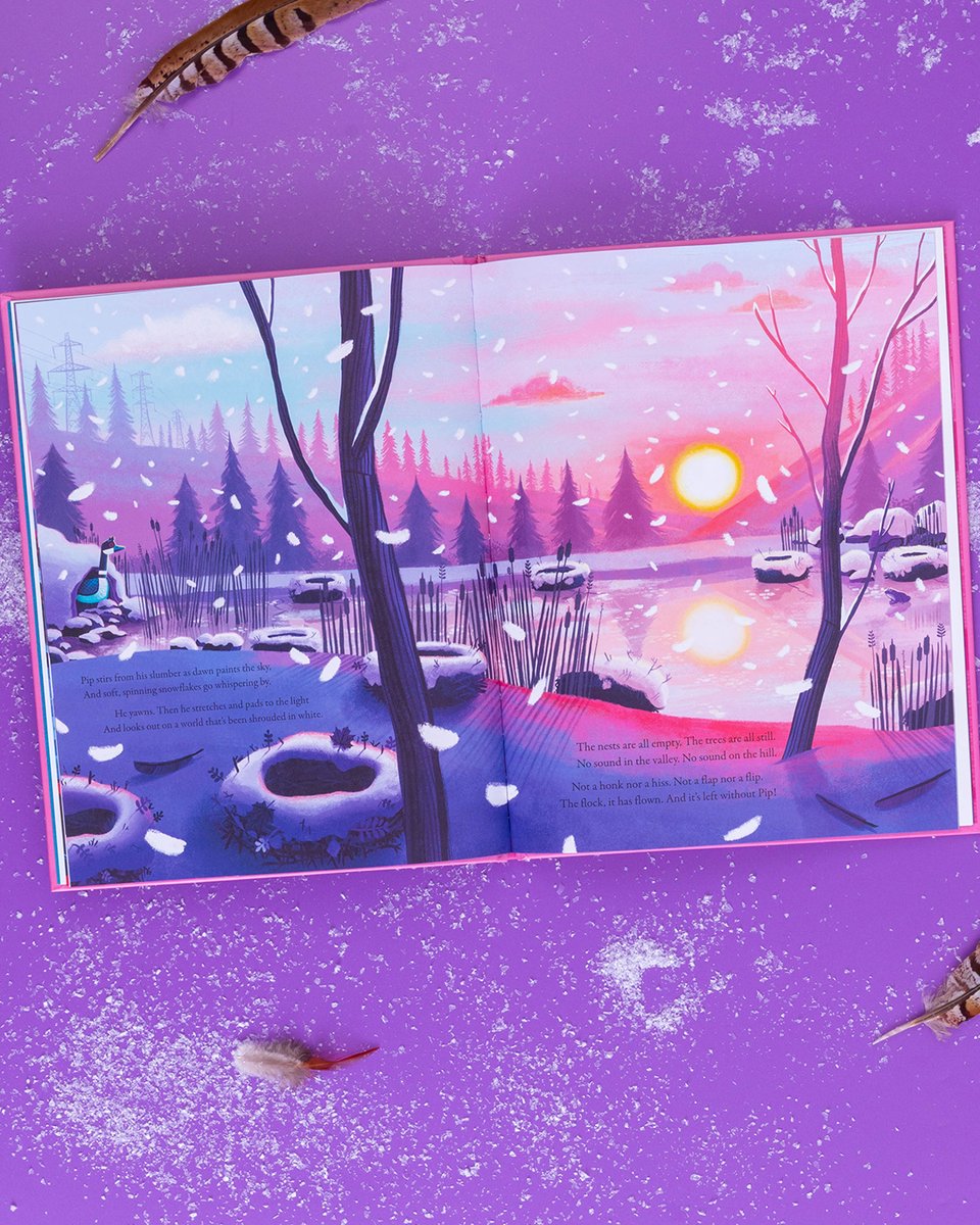 HarperCollinsCh's tweet photo. One flock of geese and one VERY big journey 🪿 Adventure awaits for Pip as he finds himself alone in the world. 🏔️🪾

An utterly stunning story and a masterpiece of artwork by the wonderful,  Rob Biddulph. https://t.co/XyJAAmBit2 https://t.co/tLfaoDTGIh