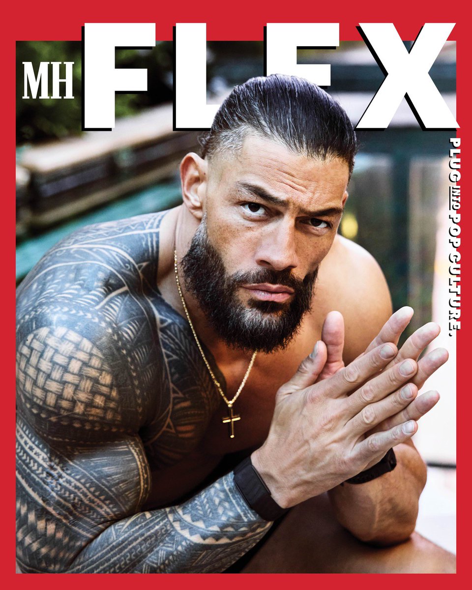 RomanReignsNet's tweet photo. Your Tribal Chief has officially graced the cover of Men’s Health Magazine. 👑🔥

And respectfully… this cover is EVERYTHING. 😮‍💨 Whew, they knew exactly what they were doing with this one. And yes… this cover deserves to be acknowledged. 👀🔥

(@WWERomanReigns)

#RomanReigns #MensHealth #TribalChief #WWE