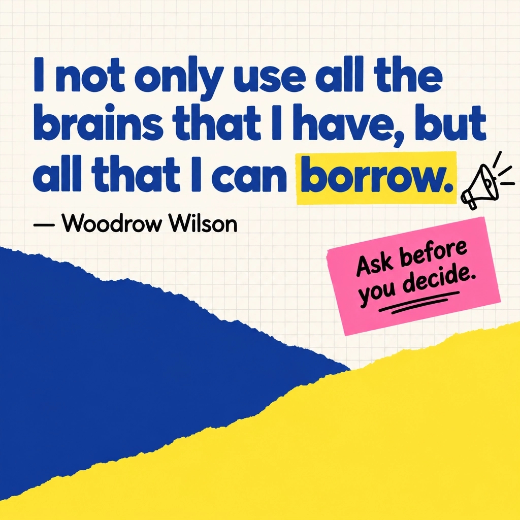 RyanForRecovery's tweet photo. I not only use all the brains that I have, but all that I can borrow. Woodrow Wilson

No one has ever organized a movement alone.

What is the best idea you have borrowed from someone else? Share it below. https://t.co/6n5WkqKZKx