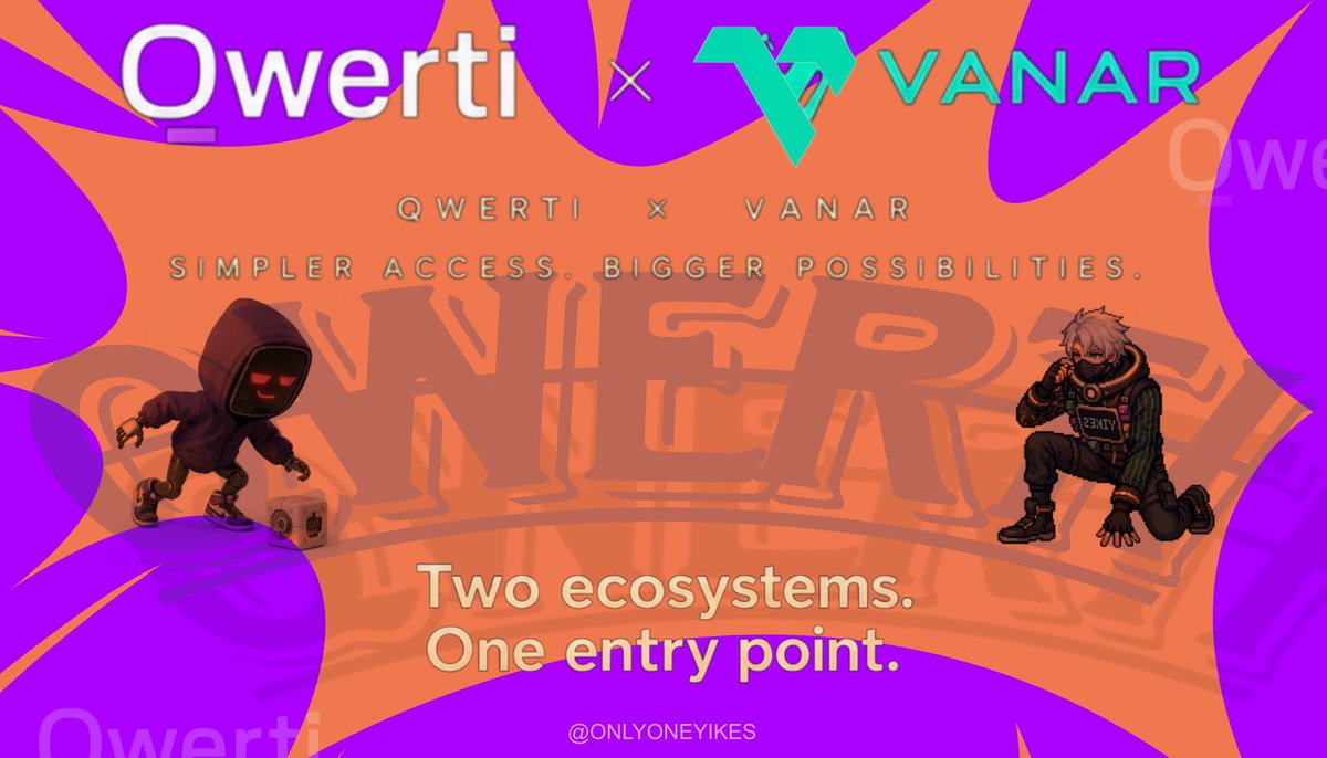 OnlyOneYikes's tweet photo. A token can have an ecosystem behind it, but accessibility determines how easily people can become part of it.

That’s what makes @QwertiAI integration with @Vanarchain interesting. 🧵 https://t.co/C3i54vbyTv
