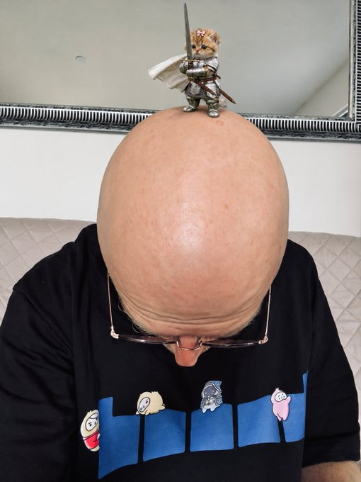 ripchillpill's tweet photo. bald bun mode https://t.co/iUdLXKbeZP
