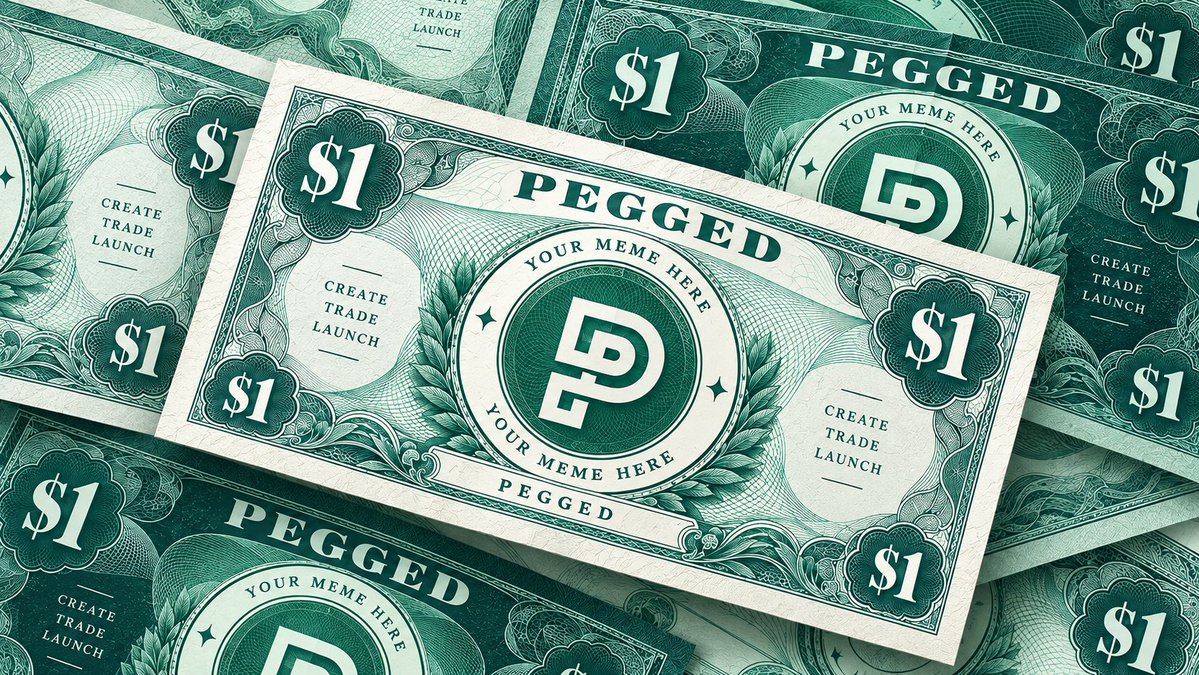 peggedLOL's tweet photo. Meet Pegged.

A launchpad for memecoins designed to stay at $1. Your meme, your name, your ticker.

Earn 13% APY rewards that are automatically sent to your wallet.

Try it out → https://t.co/lMcGGStphC https://t.co/6kZSjWyeTM