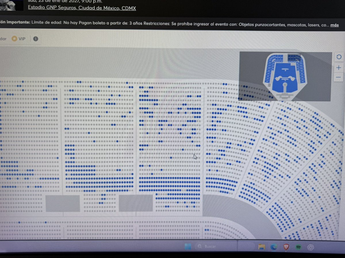 AriEmiliano's tweet photo. @maxbarbaa @mx_tickets así va https://t.co/MbYS49g20M